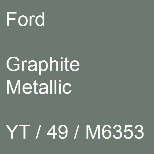 Ford, Graphite Metallic, YT / 49 / M6353.
